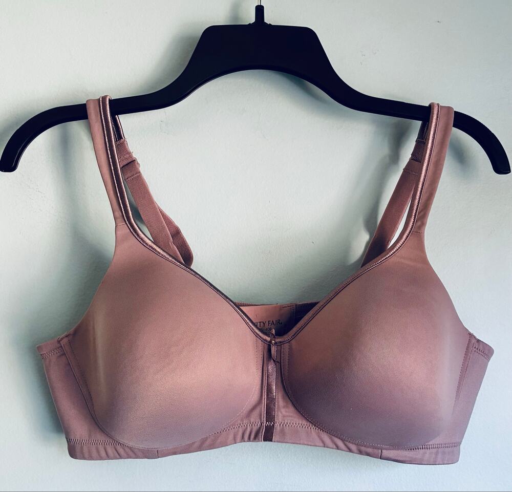 Vanity Fair Wireless Bra 40B Purple Comfort Everyday Casual
